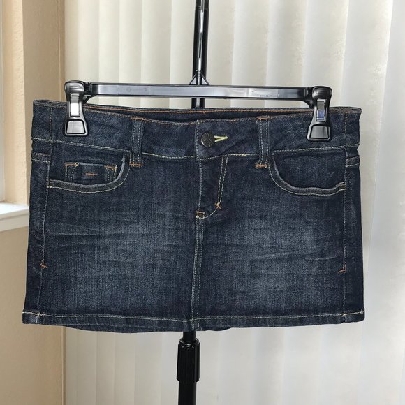 anchor blue Dresses & Skirts - anchor blue Denim Skirt | Dark Blue Denim | Size 0